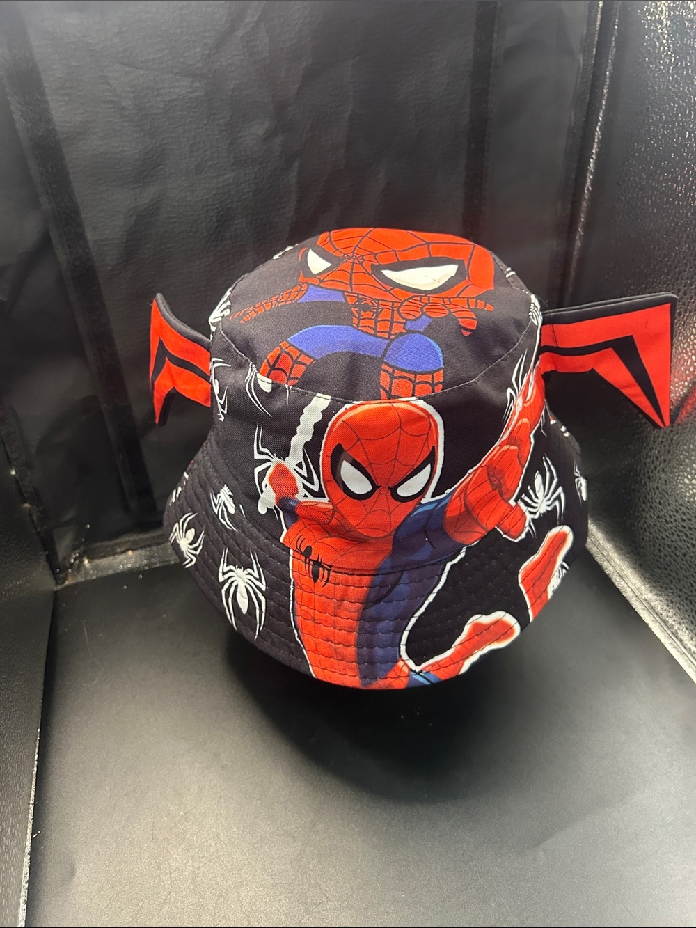Spiderman Kids Superhero Bucket Hat - Red, Black & Blue